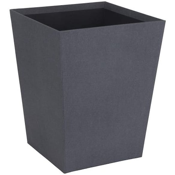 Papirkurv BIGSO Sofia kvadratisk sort