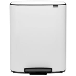 Papperskorg BRABANTIA Pedal Bo 60L vit