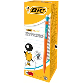 Stiftpenna BIC Matic 0.9, sorterade färger, 12st