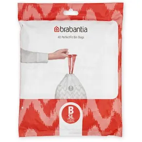 Insatspåse B BRABANTIA 5L vit 40/fp