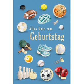 Geburtstagskarte Eulzer, geprägt