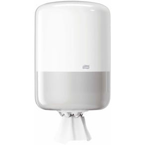 Aftørringspapirdispenser Tork M2 centertræk, hvid, 1 stk