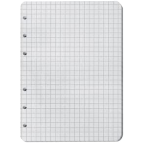 Ringbucheinlage VELOFLEX, A6, 50 Blatt, kariert