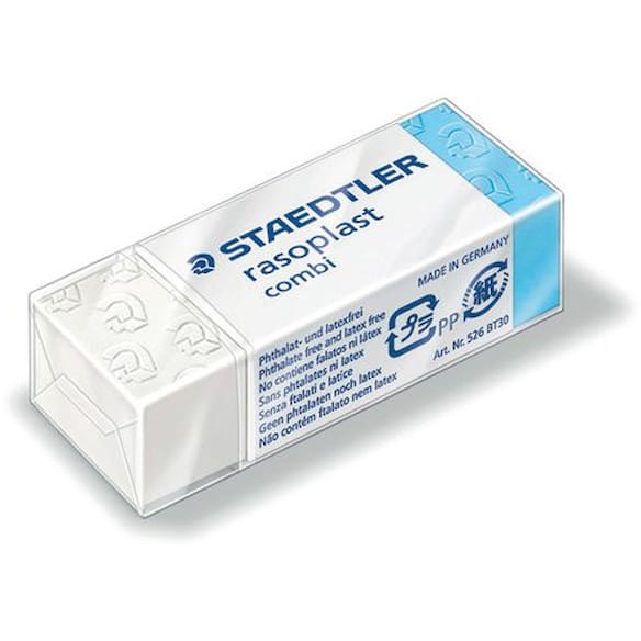 Viskelær STAEDTLER Rasoplast Combi 30st