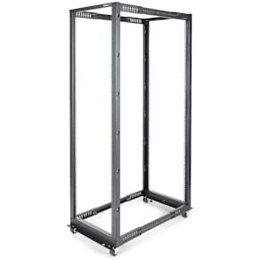 StarTech.com 42U 19-tums öppet serverrack - 4 stolpar justerbart