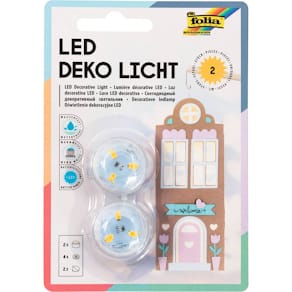 LED-Teelichter Folia, 2 St., für Laternen