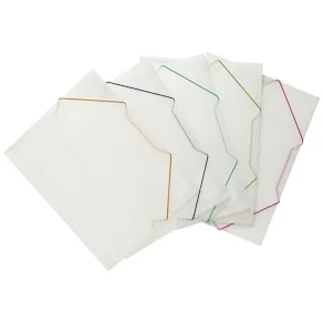 Gummibandsmapp 3-klaff A4 PP sorterade