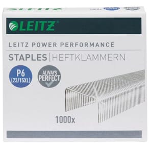 Häftklammer Leitz P6 23/15XL, 120ark, 1000/fp
