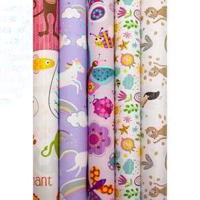Geschenkpapierrolle BRAUN+COMPANY Kids, 2 m x 70 cm, sortiert
