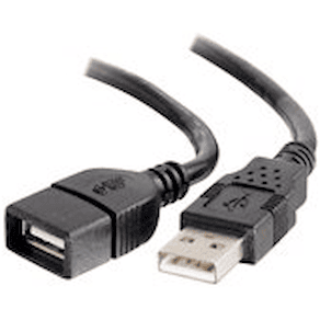 C2G 6.6ft USB Extension Cable - USB A to USB A Extension Cable