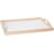 Dienblad Cosy, bamboevezel, 38 x 28 x 5 cm, hout/wit