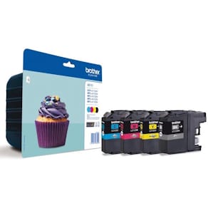 Inktcartridge Brother LC-123VALBPDR, 600 pagina's, 4 kleuren