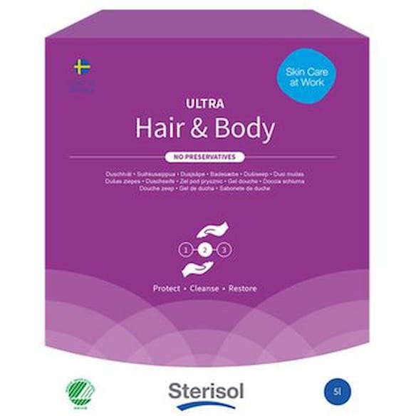 Dusjsåpe STERISOL Ultra sjampo 5L