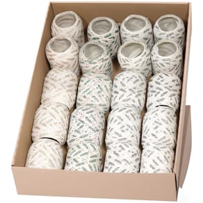 Deko-Knäuel GOLDINA Weihnachts-Ei, sortiert, 12 m