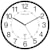 Wandklok Unilux Wave, radiogestuurd, diameter 30 cm, zwart-wit