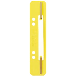 Heftstreifen Leitz, kurz, PP, gelb, 25 Stück