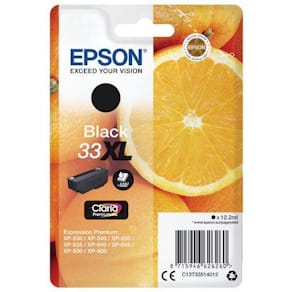 Bläckpatron EPSON C13T33514010 Svart