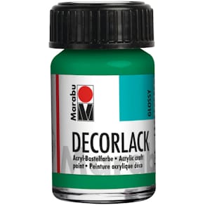 Acryllack Marabu Decorlack, saftgrün, 15 ml (Glas)