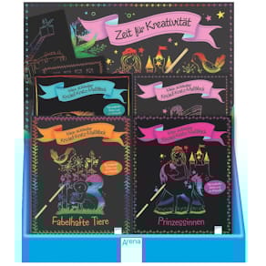 Malblock ARENA Krickel-Kratz, sortiert, mit Holzstift, 24 Blatt