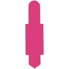 Stecksignal Elba, PVC, violett