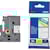 Tape Brother TZe voor P-Touch, 12 mm, wit op transparant