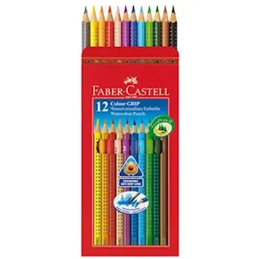 Färgpenna Faber-Castell Colour Grip 2001, 12 färger