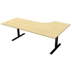 Bord El v 2x1,2x0,8x0,6m björkla/svart