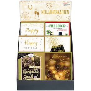 Neujahrskarte Braun+ Company, sortiert