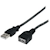 StarTech.com 3 m svart USB 2.0-förlängningskabel A till A  M/F