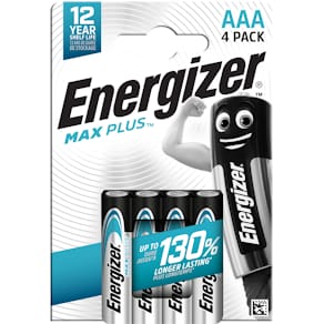 Batteri ENERGIZER Max Plus AAA 4/fp