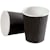 Kaffebægre 16 oz, sort ripple Black Line, papir+PE, 600 stk