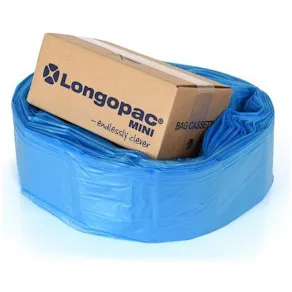 Säckkassett LONGOPAC Mini Standard 60m blå