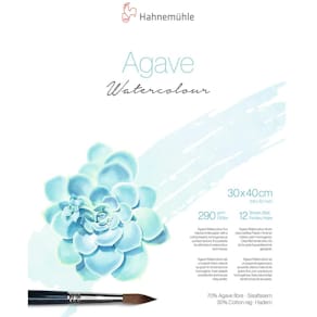 Skizzenbuch Hahnemühle Agave Watercolour, 30x40cm, naturweiß