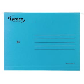 Hängmapp LYRECO premium A4 blå 25/fp