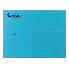 Hängmapp LYRECO A4 blå 25/fp