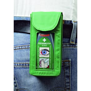 Bälteshållare för ögondusch