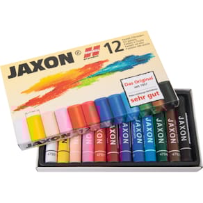 Ölpastellkreiden JAXON, 12 Farben, sortiert