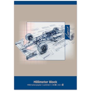Millimeterpapierblock Edition Dürer, A3, 25 Blatt