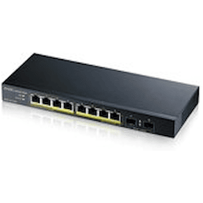 Zyxel GS1100-10HP - Switch - ohanterad - 8 x 10/100/1000 (PoE+)
