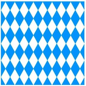 Motivserviette Braun+ Company Bayernraute, 33 x 33 cm