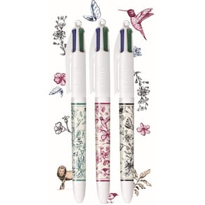 Balpen Bic 4 Colours Décor Limited Edition, medium