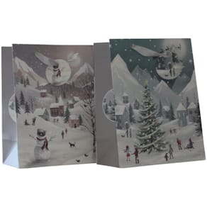 Geschenktragetasche PBS XMAS, sortiert, 180 x 100 x 230 mm
