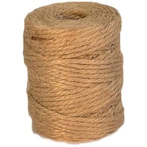 Jutesnor gul 0,2 mm, 260 m, 4-trådet ubehandlet, 1 rulle