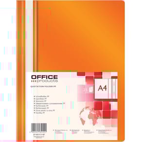 Snelhechtmap OFFICE products, oranje, A4
