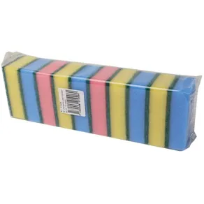 Skursvamp Grön slipmedel, 10-pack