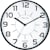 Wandklok Unilux Pop, diameter 30 cm, zwart