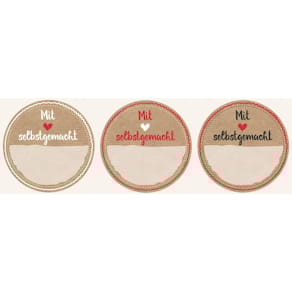 Haushaltetiketten Avery Zweckform, rund, 38 mm, bunt, 50 Stück