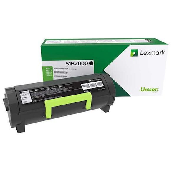 Toner LEXMARK 51B2000 Sort