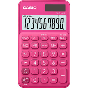 Taschenrechner Casio SL-310UC-RD, 10-stellig, rot