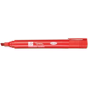 Märkpenna LYRECO 1-5mm sned röd